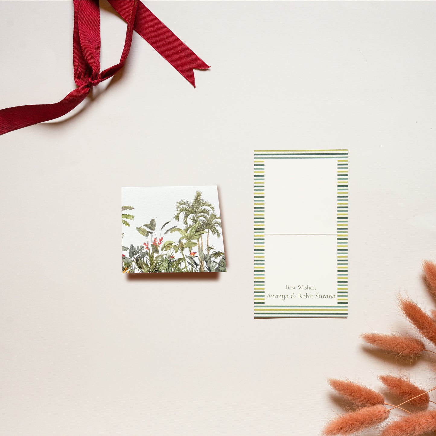 Oasis Folded Card