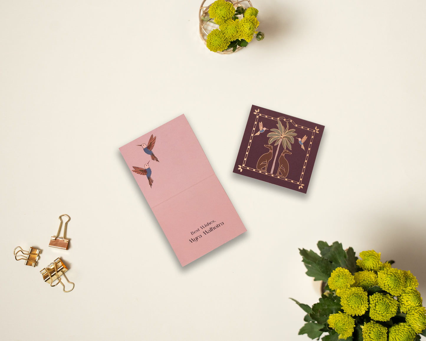 Anoura Folded Card