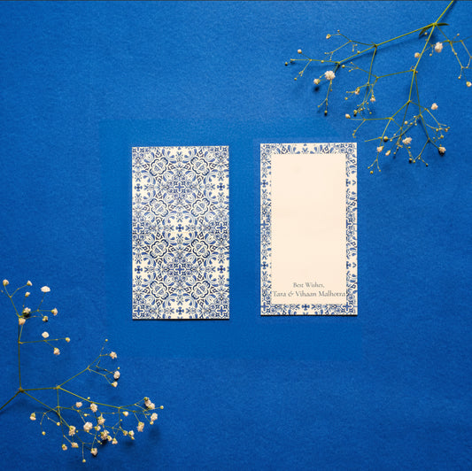 Azure Folded Card