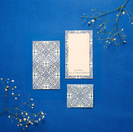 Azure Folded Card
