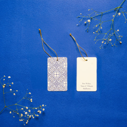 Azure Hanging Tag