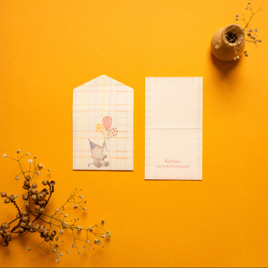 Elphie Folded Card & Envelope
