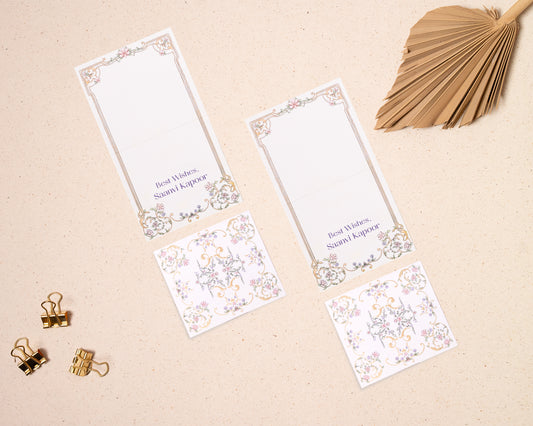 Opaline Folded Card