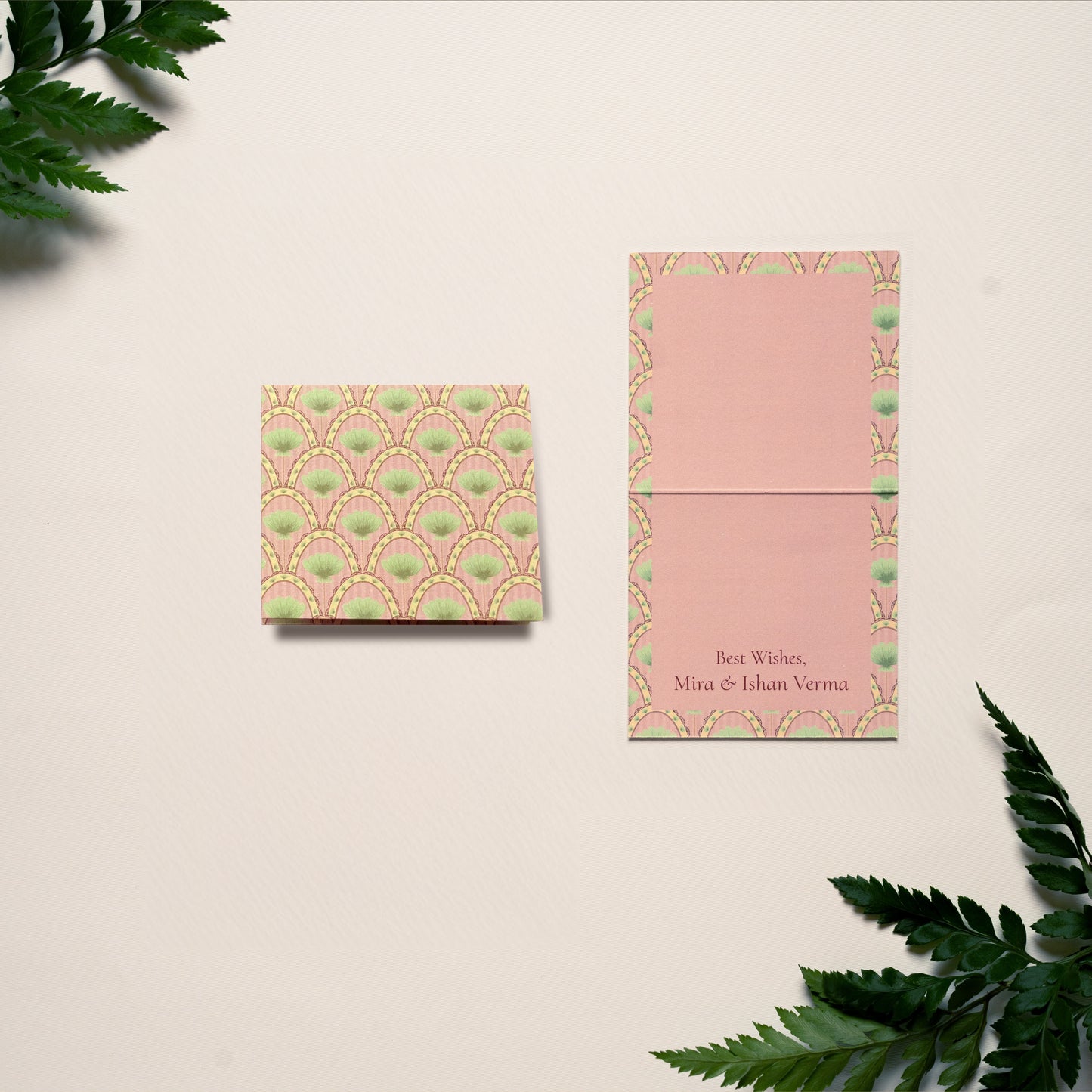 Palmera Folded Card