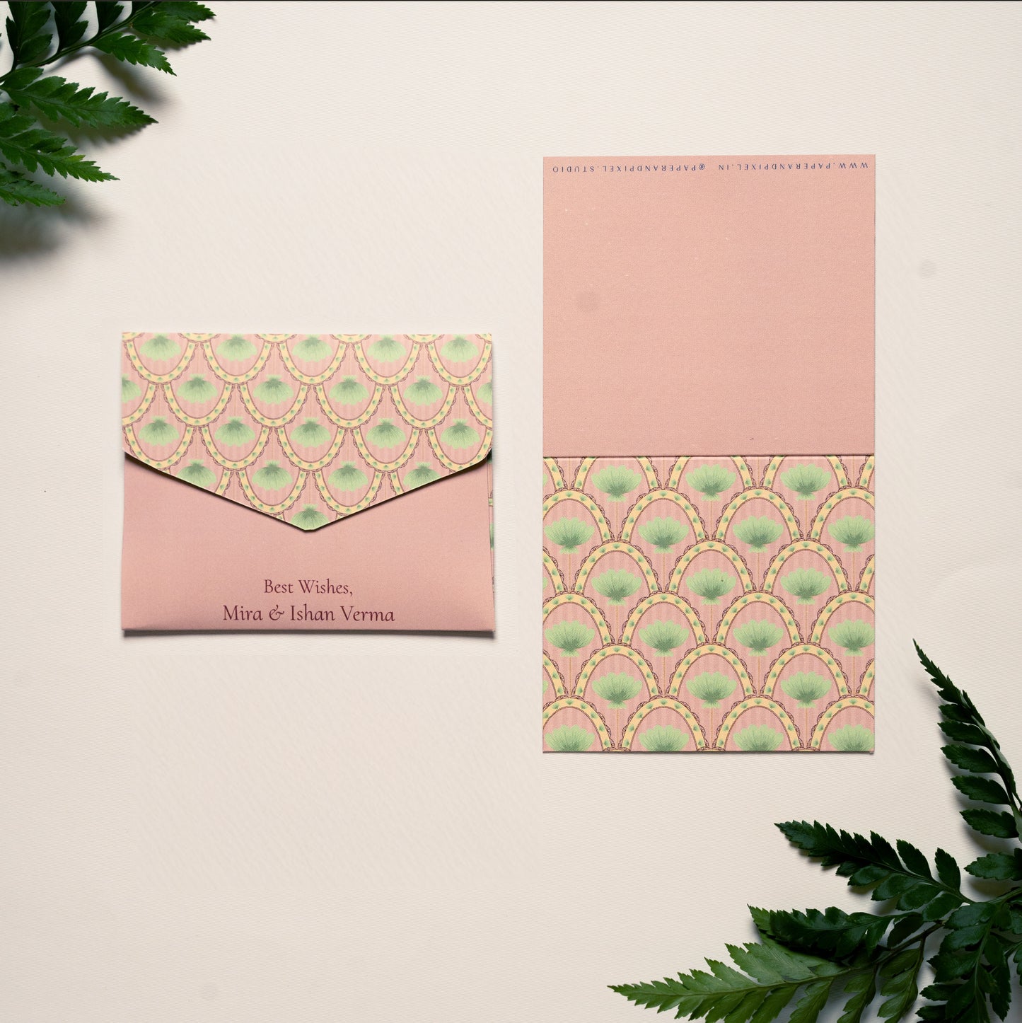 Palmera Folded Card