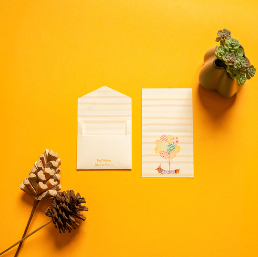 Waggles Folded Card & Envelope