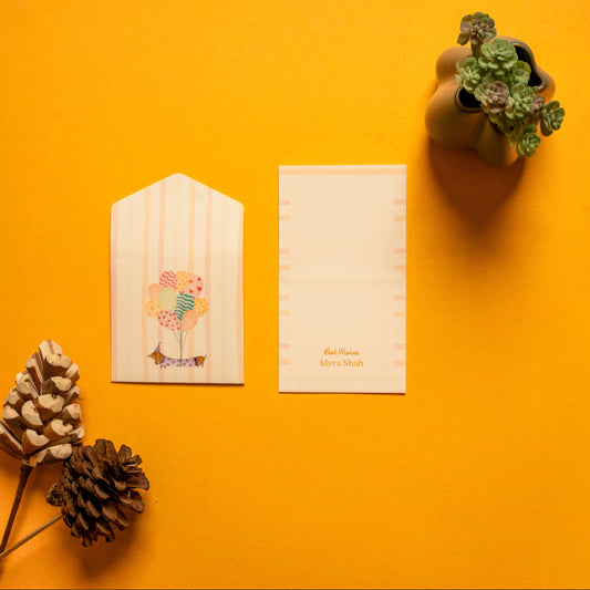 Waggles Folded Card & Envelope