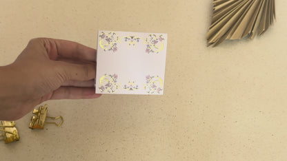 Opaline Folded Card